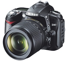 âmera Digital Nikon SLR D90 12.3 Megapixels + (Lente 18-105mm)