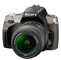 Camera Digital Sony DSLR A330L 10.2MP Alpha
