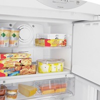 Refrigerador 1 Porta Frost Free 342L BRB39 Branco - Brastemp - prateleiras