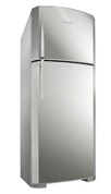 Refrigerador Bosch Duplex Frost Free Glass Edition KDN50X 445 L Espelhado Inox