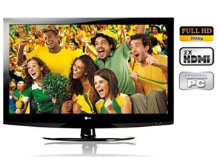 TV LCD 32" Full HD, 2 HDMI, Entrada para PC 32LF20FR - LG
