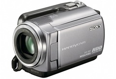 Filmadora Handy Cam DCRSR87 HDD 80GB Sony Prata