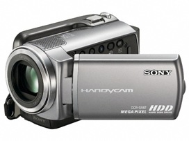 Filmadora Sony DCR-SR87 com HD de 80GB
