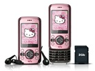 Telefone Celular Sony Ericsson W395 Hello Kitty GSM Pós Pré-Pago Pink   Cartão 2GB
