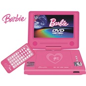 DVD Player Portátil Barbie Lenoxx 7'' BRB-012