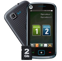Celular Motorola Screen EX128 Desbloqueado GSM Dual Chip   Cartão 2GB