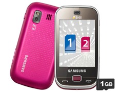 Celular Samsung Duos Touch GT-B5722 Desbloqueado GSM Dual Chip Rosa