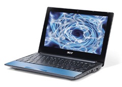Netbook Acer Aspire One AOD255-2619 Atom N450 1.6GHz 2GB 250GB Intel Azul
