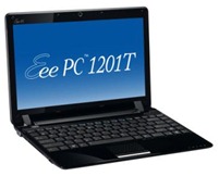 Netbook Asus Eee PC 1201T Congo MV40 1.6GHz 2GB 320GB AMD Preto