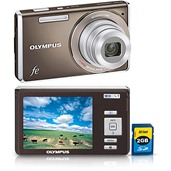 Câmera Digital Olympus FE-5030 14MP Cinza   Cartão 2GB