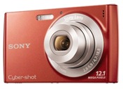 Câmera Digital Sony Cybershot W510R 12.1 Megapixels Vermelha