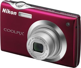 Câmera Digital Nikon Coolpix S4000 12MP Vermelha