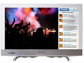 TV LED 22 Sony Bravia Branca KDL-22EX425W