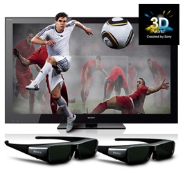 TV LED 3D 52'' Full HD Sony Bravia XBR-52LX905 com Conversor Digital   2 Óculos 3D