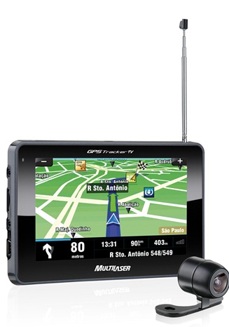 GPS Multilaser oferece super tela e câmera de ré