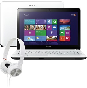 Notebook Sony Vaio Fit SVF15213CB Branco